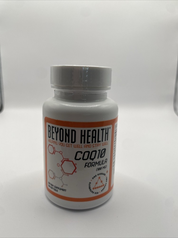 Beyond Health COQ10 Formula 100mg 60 Softgels Best By 12/2025 New/Sealed!