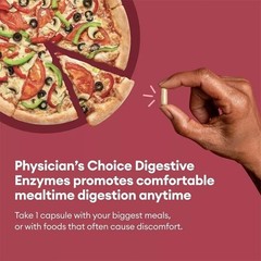 Physician’s Choice Digestive Enzymes – Multi – Enzyme Formula with Organic Prebi