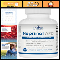 Multi Enzyme Blend with Serrapeptase & Nattokinase, 300 Count – Digestive Suppor
