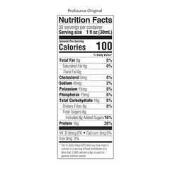 ProSource Oral Supplement Neutral Flavor 30 oz Bottle 4 Ct