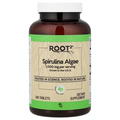 2 X Vitacost, Root2�, Spirulina Algae, 360 Tablets