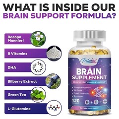 Brain Supplement – Memory Booster, Focus Function, Clarity – Phosphatidylserine