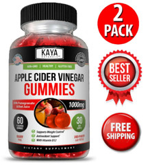 (2 Pack) Apple Cider Vinegar Gummies Fast Weight Loss Cleanse – Compare to Goli