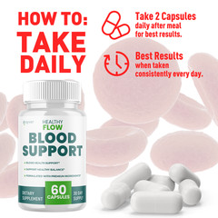 (3 Pack) Healthy Flow Blood Advanced, HealthyFlow Support Supplement 180 Capsule