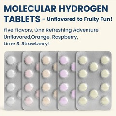 Nuism Molecular H2 Hydrogen Water Tablets 16 PPM Hydrogen Tablets for Drinki…