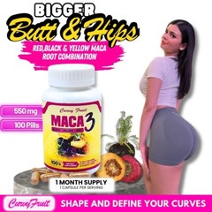 MACA ROOT PILLS FOR WOMEN PROMOTES BIGGER BUTT, THIGS & HIPS – 31 Days Supply