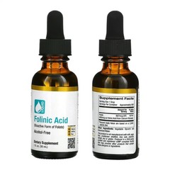 Folinic Acid Leucovorin Bioactive Form of Folate Alcohol Free 30ml,Speech Delay