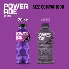 POWERADE Grape Electrolyte Drink 20 oz Bottles 8 Pack
