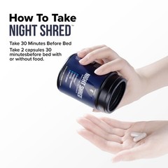 Night Time Fat Burner & Sleep Support – Ashwagandha, 5-HTP, CLA, Melatonin, 60 V