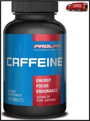 ProLab Caffeine Tablets 100 Count, Free Delivery
