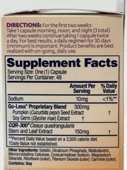 AZO Bladder Control Go-Less & Weight Management Supplement 48 Cap Exp 09/26