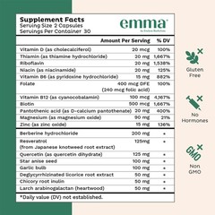 Emma Gut Health – 2 Pack – Gas and Bloating Relief, Constipation, Leaky Gut