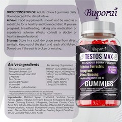 Testos MAX 100pcs, Male Strength, Reduce Fatigue, Improves Athletic Performance
