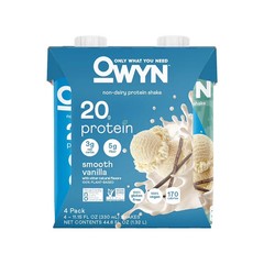 Vegan Plant-Based protein shakes smooth Vanilla 20g Plant Protein 11.15 Fl oz…