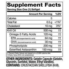 Member’s Mark Extra-Strength Antarctic Pure Omega-3 Krill Oil, 500 mg, 160 ct.