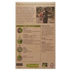Medium Cotton Flock Lined Household Gloves – Durable, Reusable, Fair Trade Ru…