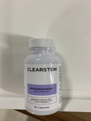 CLEARSTEM MINDBODYSKIN 3 Pack Acne Skin Hair Health Supplement 270 Capsules