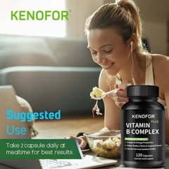Vitamin B Complex 30/60/120Capsules Helps Reduce Stress Immune Support Pills