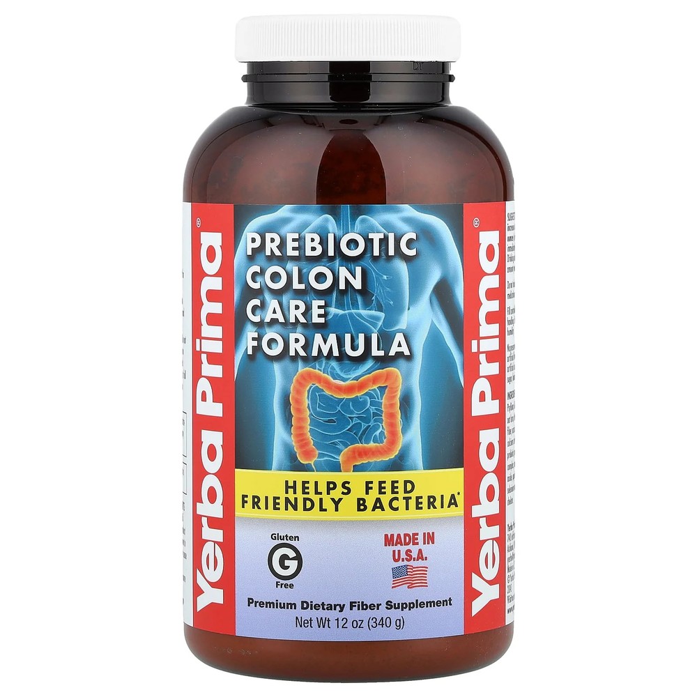 2 X Yerba Prima, Prebiotic Colon Care Formula, 12 oz (340 g)