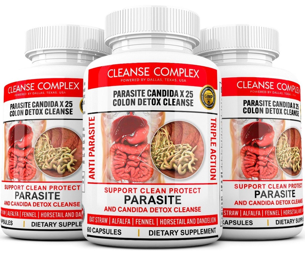 Parasite Killer – ANTIPARASITE COMPLEX – Natural Gut Health Support- 3 Bottle