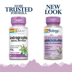Solaray Andrographis Aerial Extract 300 mg | 30 Serv | 60 VegCaps