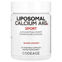 2 X Codeage, Liposomal Calcium AKG, 700 mg, 60 Vegetable Capsules