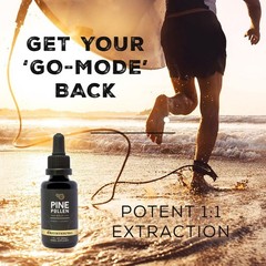 : Pine Pollen Gold Extract (1 fl oz), Wild Harvested, Energy Restoration