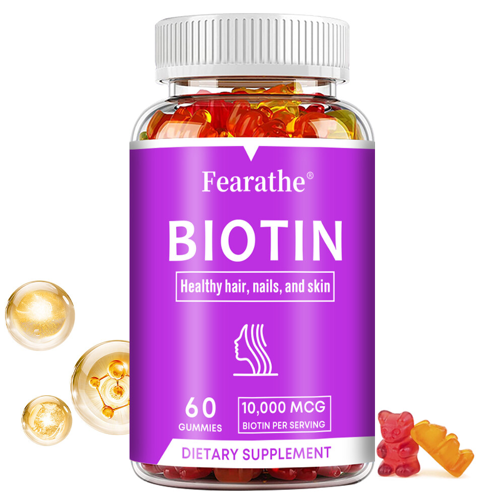 Biotin Supplement, 10000mcg, Rapid Release Gummies EXP. 09/26