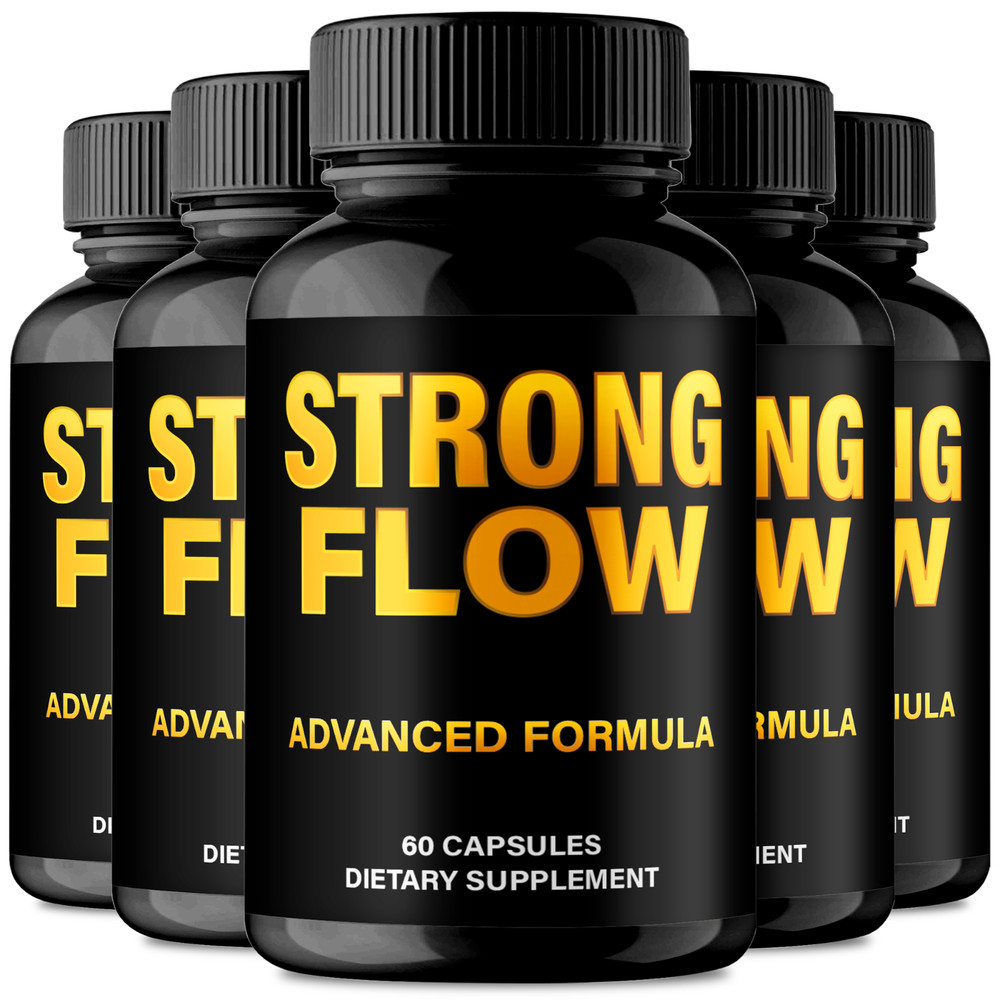Strong Flow Prostate Pills For Men Supplement Bladder Comfort & Daily (5 Pack)