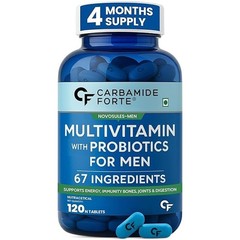 Carbamide Forte Men’s Multivitamin Gym Formula 120 Tablets Daily Support