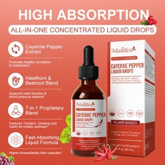Cayenne Pepper Extract Supplement with Hawthorn Beet Root Turmeric Black Pepper