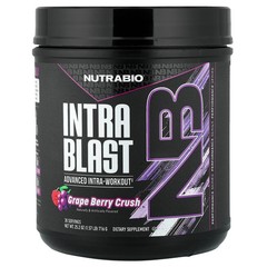 2 X NutraBio, Intra Blast, Advanced Intra-Workout, Grape Berry Crush, 1.57 lb (