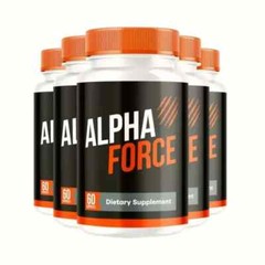 5-Pack Alpha Force Dietary Supplement For Men AlphaForce Capsules – 300 Capsules