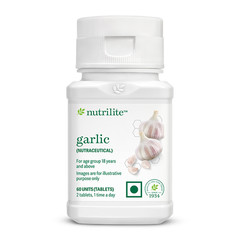 Amway Garlic Tablets – Nutrilite Herbal Formula for Heart & Health (60N)