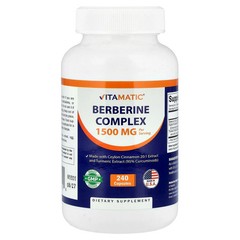 2 X Vitamatic, Berberine Complex, 240 Capsules