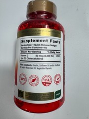 Vitamin D3 2000 IU Softgels 400 Count | Non-GMO, Gluten Free by Carlyle – 2 pack