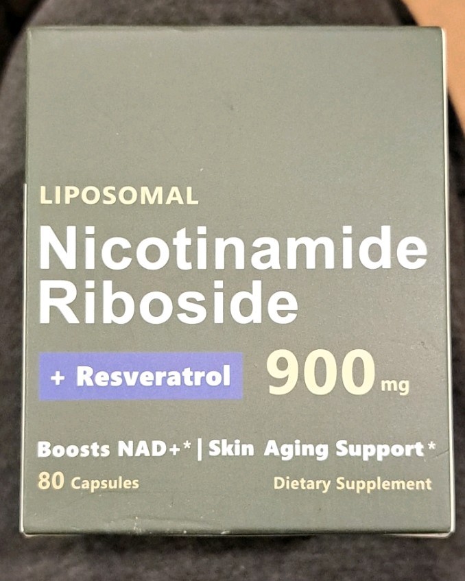 Liposomal Nicotinamide Riboside Resveratrol 900MG 80 Capsules EXP 25/9/2027