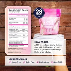 SkinnyFit Super Youth Multi-Collagen Peptides Tropical Punch 28 Servings