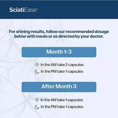 SciatiEase Labs Sciati Ease Sciatic Nerve Supplement 120 Capsules -Free shipping