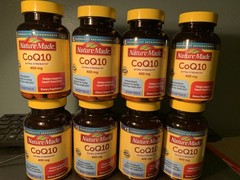 Nature Made CoQ10 Extra Strength 400mg Softgels, 8 Packs, Exp 10/ 2028