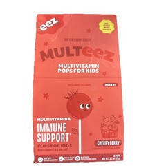 Eez Co. Mutters Kids Multivitamin Pops Immune Support Cherry Berry 13 Ct New