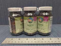 Full Circle Biotin 360 Count 5000mcg Tablets, Exp. Feb/08/2027 Vegan