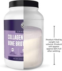Left Coast Performance Collagen Bone Broth Powder Bone Broth Grass Fed 2lb