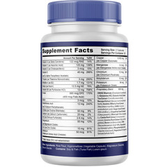 Brain Vex Memory Focus Supplement Cognitive Support Formula w/Bacopa (5 Bottles)