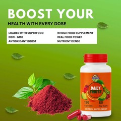 Garden Of Health, Daily Fruits Veggies Capsules Whole Food Supplement 240 Capsul