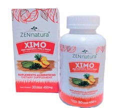 Ximo, Spirulina, Pineapple and Nopal – Alga Espirulina, Piña y Nopal – 30 Caps