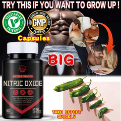 60 Nitric Oxide Booster Supplement w/ L-Arginine Premium Workout Muscle Capsule