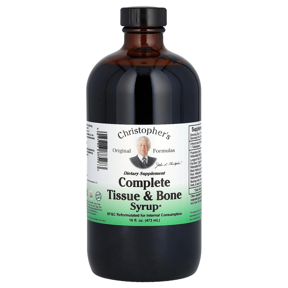 2 X Christopher’s Original Formulas, Complete Tissue & Bone Syrup, 16 fl oz (47