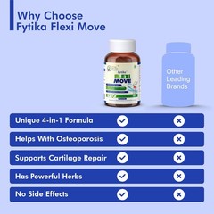 Fytika Flexi Move Tablets Support Your Bone For Men & Women 60 Tablets Pack of 2