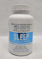 RELAXIUM Professional Strength Sleep Supplement – 60 Capsules – Exp 06/28 – New